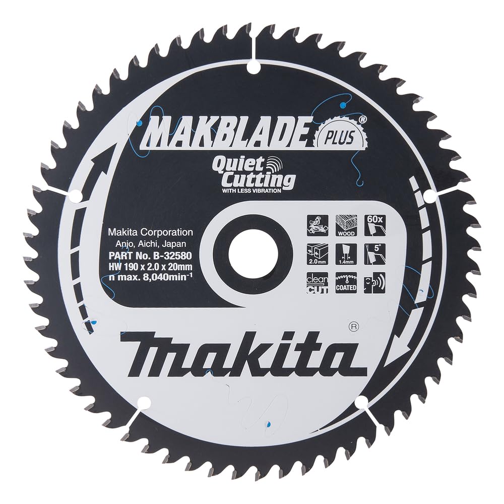 Makita B-32580 Makblade Plus 190x20x60T