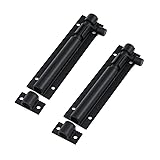 Bitray 4-inch Slide Bolt Latch Matt Black Slide