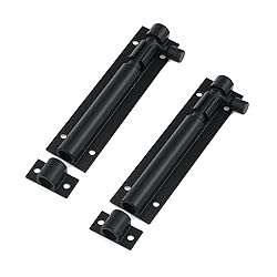 Bitray 4-inch Slide Bolt Latch Matt Black Slide