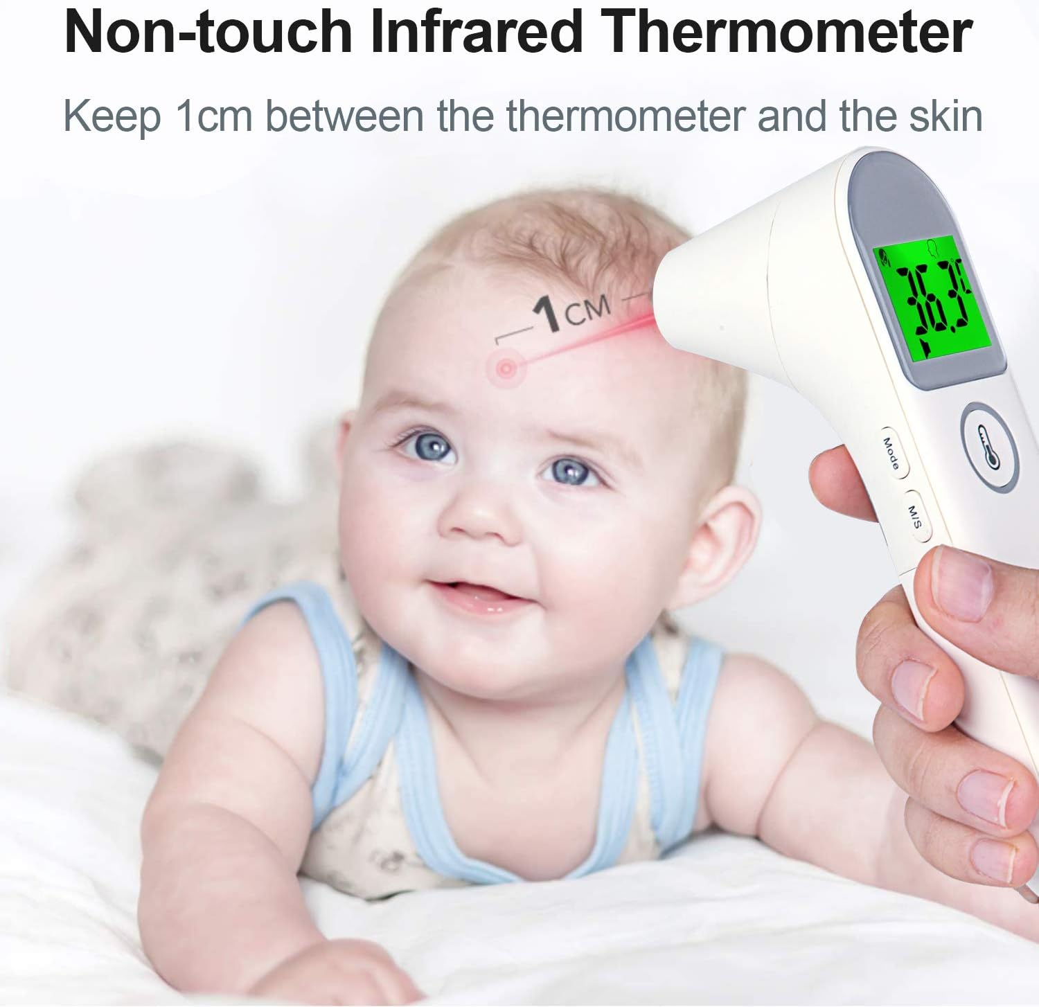 Trustown NonContact Forehead and Ear Thermometer for Adults and Kids