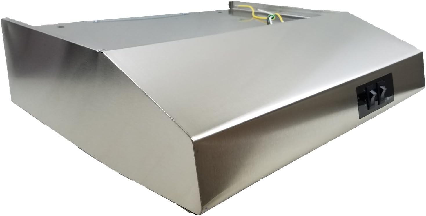 20" Stainless Steel Rear Ducted RV Range Hood (12 Volt DC) Amazon.co