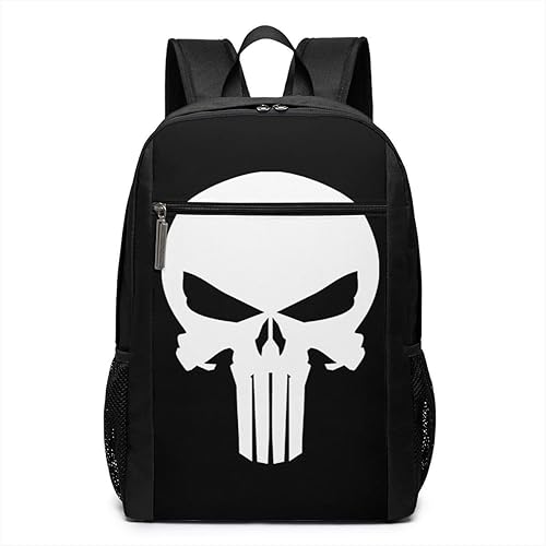Amazon パニッシャー スカル リュックサック バックパック 季節新品 通学 通勤 出張 旅行 多機能 メンズ レディース 大容量 黒 アウトドアリュック 登山リュック 48 30 18cm シューズ バッグ