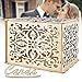 LUTANI Wedding Money Box with Lock for Cards – DIY Wedding Card Box – Wedding Gift Boxes for Baby Showers, Anniversary, Party, Decorations (Large)