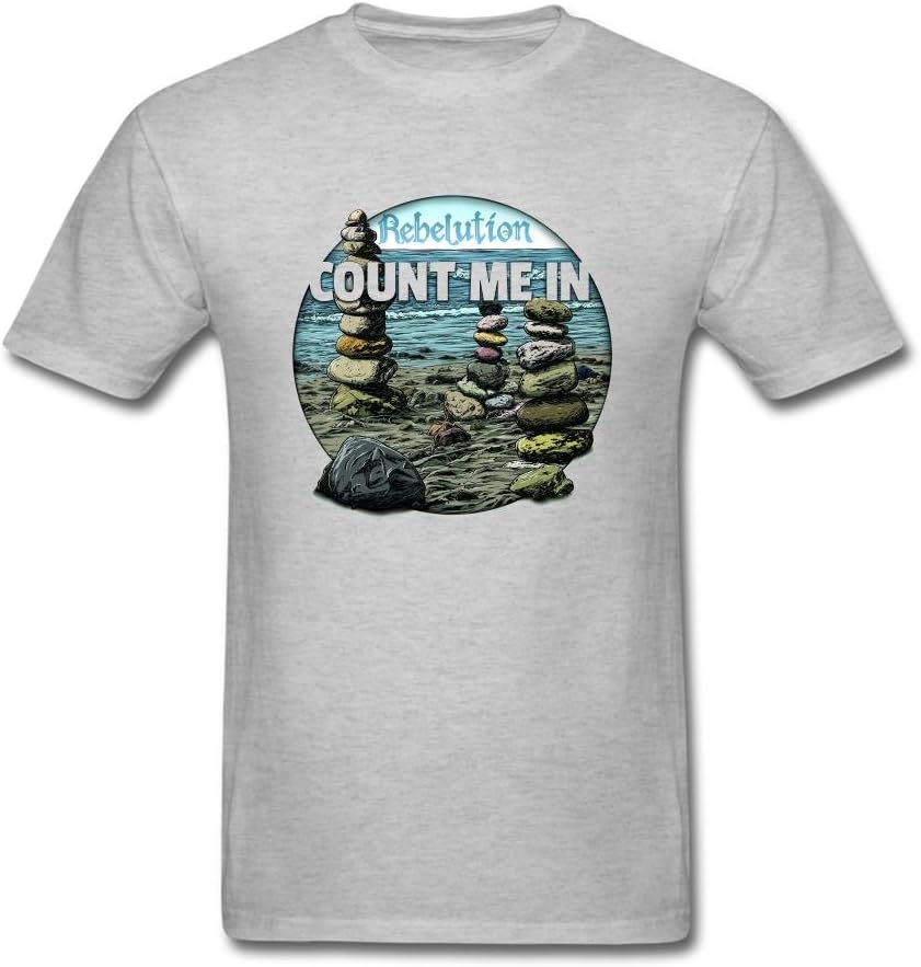 TYMLLER Men's Rebelution Count Me in T-Shirt