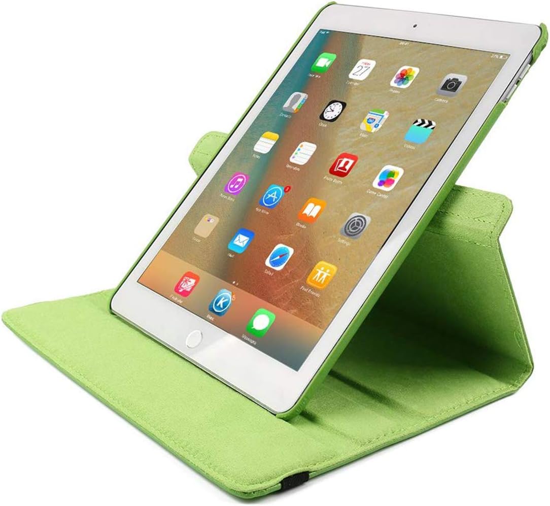review iPad Pro 11 Case 2020, SAMMID 360 Degree Rotating PU Leather Slim Fit Tablet Protector Smart Stand Feature Flip Folio Protective Case Sleeve for iPad Pro 11 2nd Generation 2020 (Green)