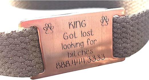 copper dog tags