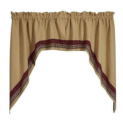 Park Designs Country Home Lined Border Swag 72X36