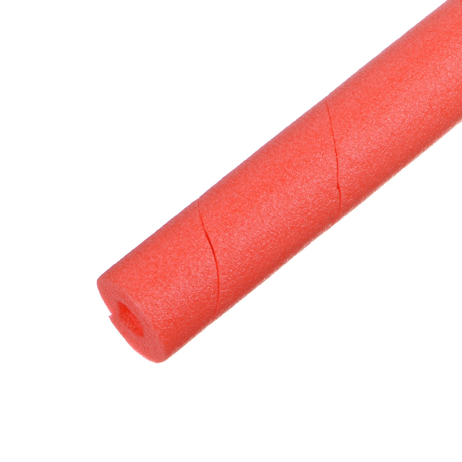 M METERXITY Pipe Insulation Foam Tube, 25mm ID 60mm OD 25" L, Multi-Purpose Soft Foam Tubing for Ice Bumper Water Pipe/Handle Water Pipe [Red]