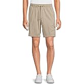 George Men's Mid-Rise | Relaxed | Pull On | 6 Pocket Stretch Cargo Shorts