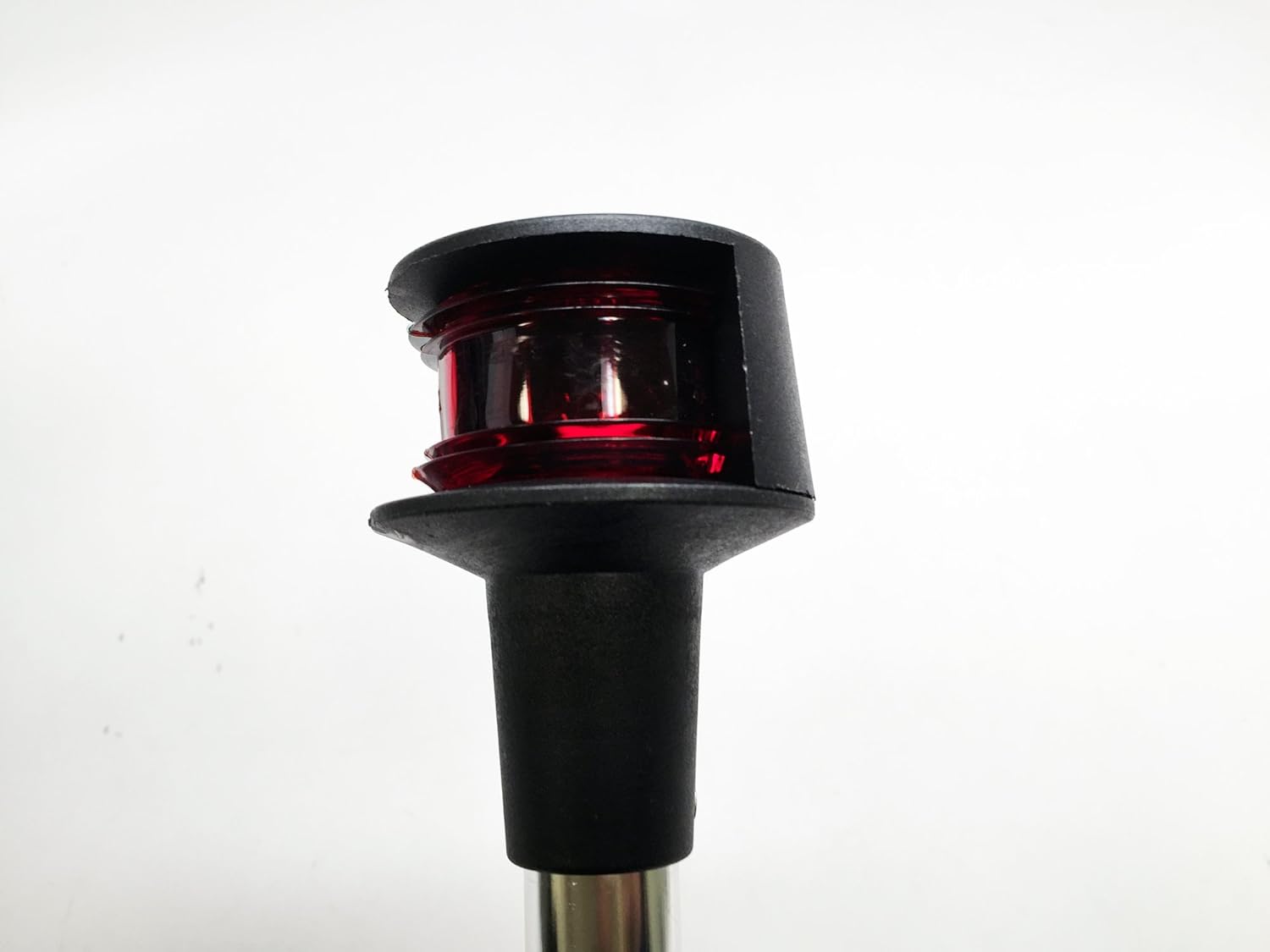 Pactrade Marine Boat Navigation Red/Green Bicolor 13-1/2" Plugin Bow Light Aluminum Post : Sports & Outdoors