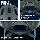 ABUS Macator Road Bike Helmet Unisex Adjustable Visor Braided Hair Friendly view 4