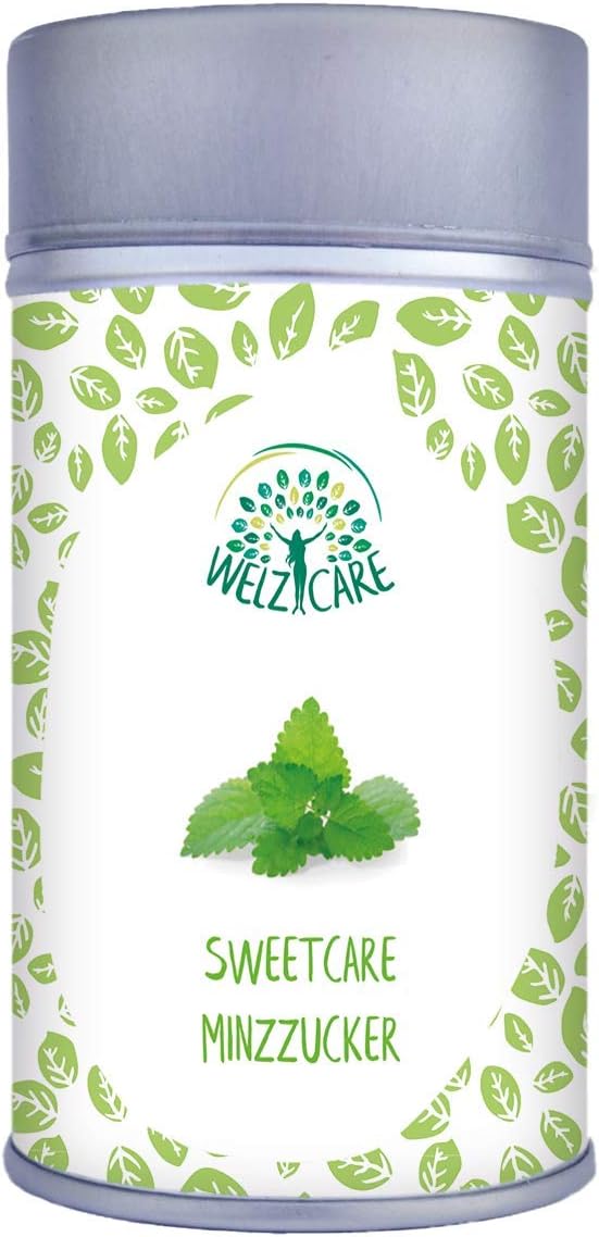 SweetCare Sugar Mint, The Sugar Substitute with Erythritol, Stevia and Well of Ground Moroccan Mint (Nanaminze) The Natural Alternative to Sugar