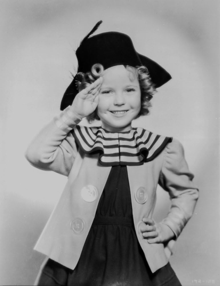 Photographs - Shirley Temple Saluted in Black Hat Photo Print (8 x 10)