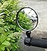 Bicycle Rearview Mirror Cycling Mirror - 360 Degree Adjustable Wide Angle Convex Mirror,Silicone Handle