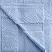 Superior Egyptian Cotton Pile Bath Towel Set of 2, Ultra Soft Luxury Towels, Thick Plush Essentials, Absorbent Heavyweight, Guest Bath, Hotel, Spa, Home Bathroom, Shower Basics, Light Blue