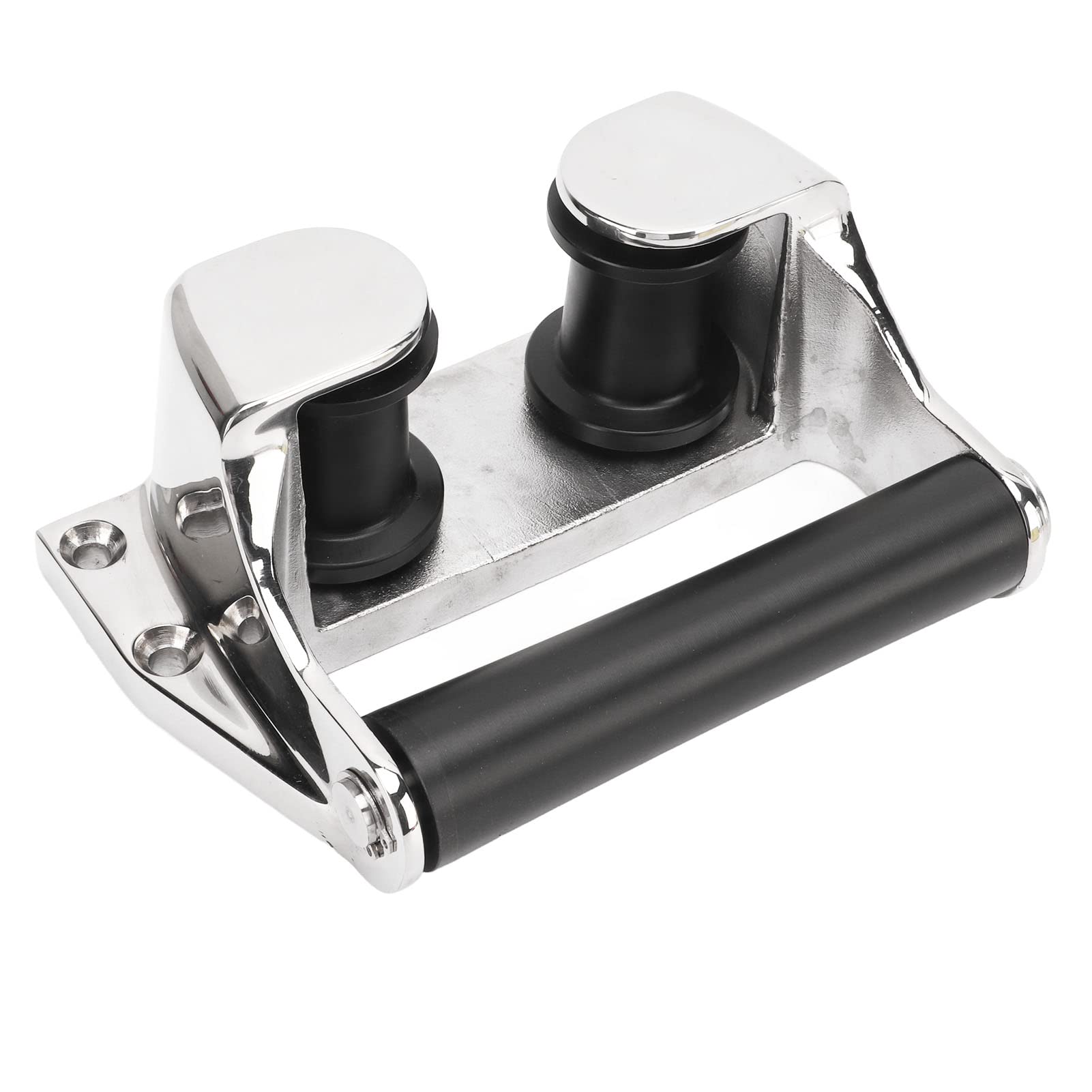 Aramox Boat Bow Roller, 316 Stainless Steel Boat Bow Fairlead Roller Cleat Bollard Chock Accessories for Marine