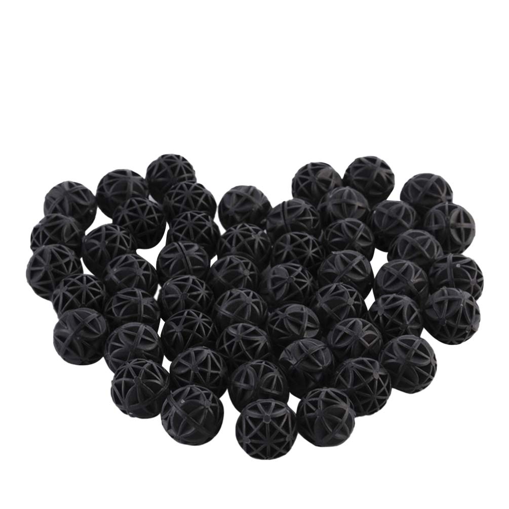 Balacoo 100Pcs Bio Balls Filter Media Biochemical Ball for Aquarium Fish Pond Fish Tank (16mm)
