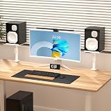 suptek Clamp-on Speaker Stand Desk Mount Set 9.6x8.8 inch Trays 2 Pack view 2