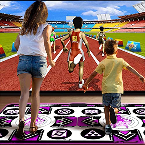 Double Dance Mat Wireless Play Mat,UMei Cordless Foldable NonSlip TV