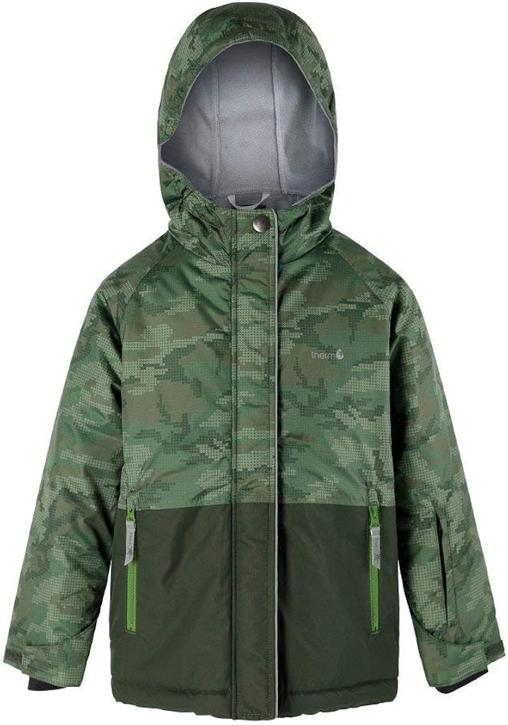 Therm Kids Ski Jacket, Waterproof Winter Coat for Girls, Boys Youth Snow Jacket