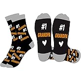 Liomxase Grandpa Gifts for Christmas - Father's Day Gifts Grandpa Fathers Birthday Valentines Grandparents Day Gift for Grandfather Gift Ideas from Granddaughter Grandson Stocking Stuffers,Mens Socks