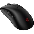 BenQ Zowie EC1-CW Ergonomic Wireless Gaming Mouse | Professional Esports Performance | Lighter Weight | Driverless | Paracord Cable | 24-Step Scroll Wheel | Matte Black | Large Size