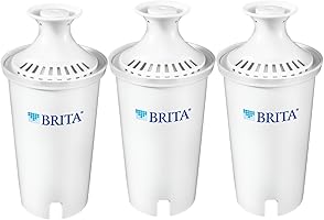 Brita Standard Replacement Filters for Pitchers and Dispensers - BPA Free - 3 Count