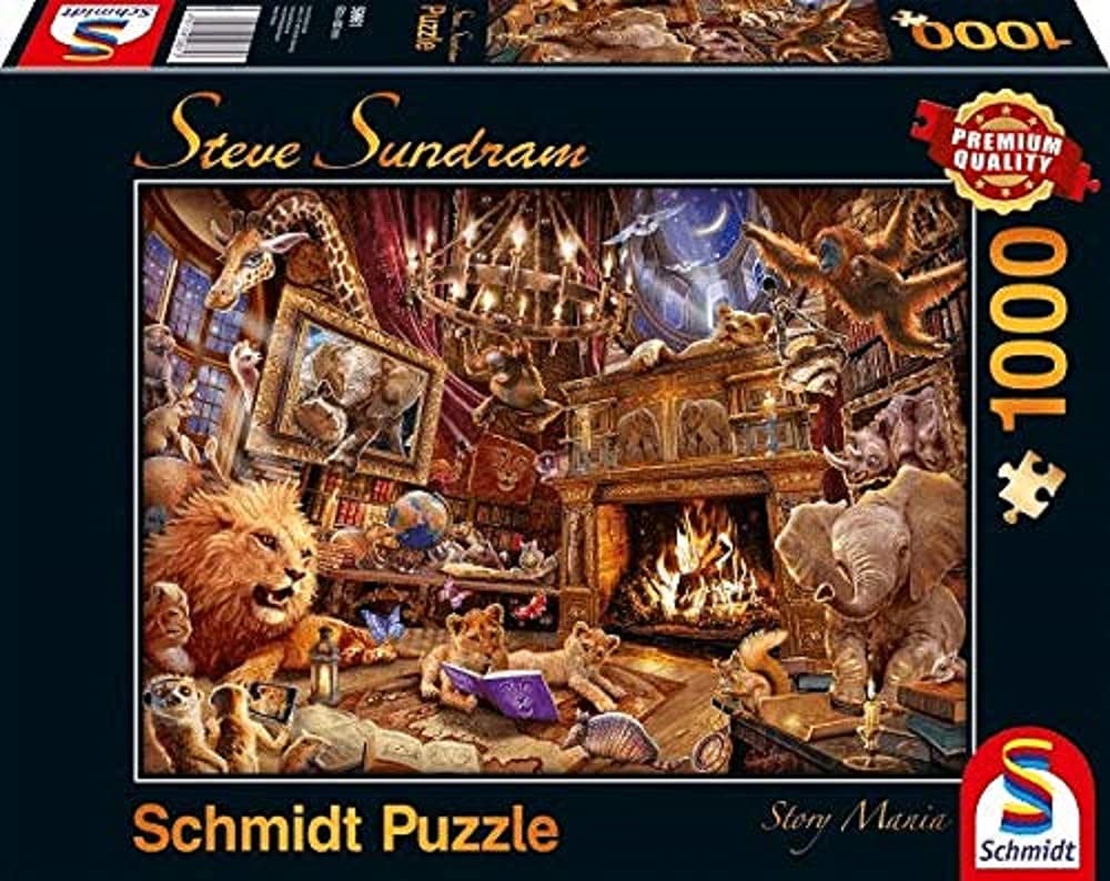 Schmidt | Steve Sundram: Story Mania - 1,000 Pieces | Adult Jigsaw Puzzle | Ages 12+