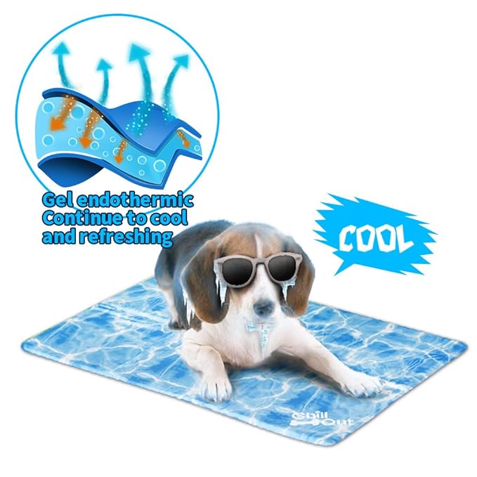 All For Paws AFP Pet Cooling Mat Dog Cooling Pad Self Cooling Cushion