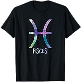 Pisces Zodiac Symbol Astrology Fish Water Sign T-Shirt