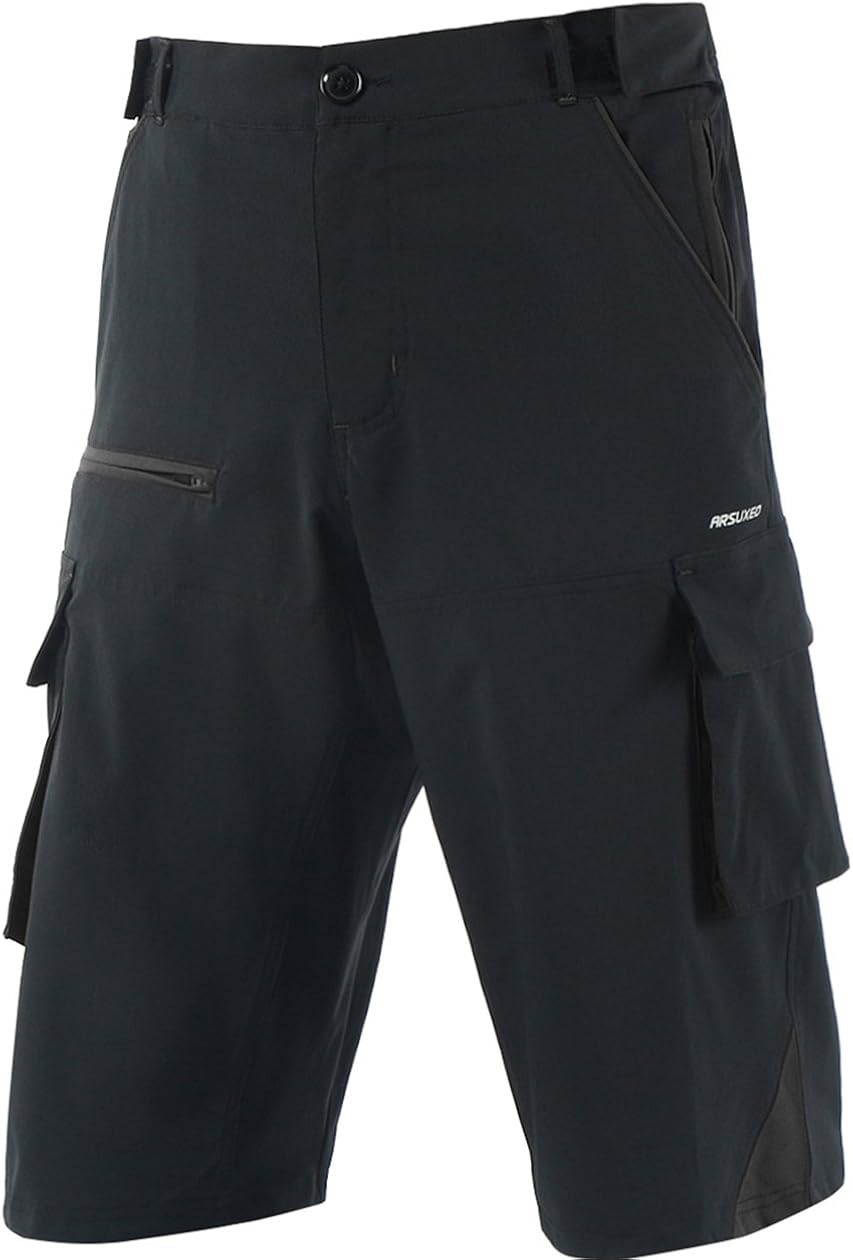 Lakaka Mens Mountain Biking Shorts Breathable Comfortable Climbing