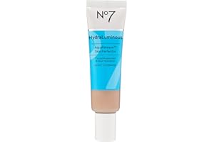 No7 HydraLuminous Skin Tint Perfector - Aqua Release Tinted Moisturizer with a Hydrating, Lightweight Formula - Sheer to Light Coverage Face Makeup - Light (1 Fl Oz)