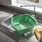 Addis Large Rectangular Washing Up Bowl Jade Green 9.5 Litre view 3