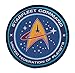 Patch Squad Men's Tactical Star Trek TNG STARFLEET COMMAND United Federation of Planets (Blue Woven)