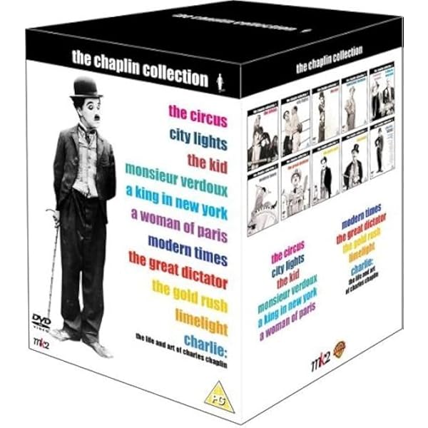 Amazon.com: Charlie Chaplin: 8 DVD Box Set (58 Features, Over 18