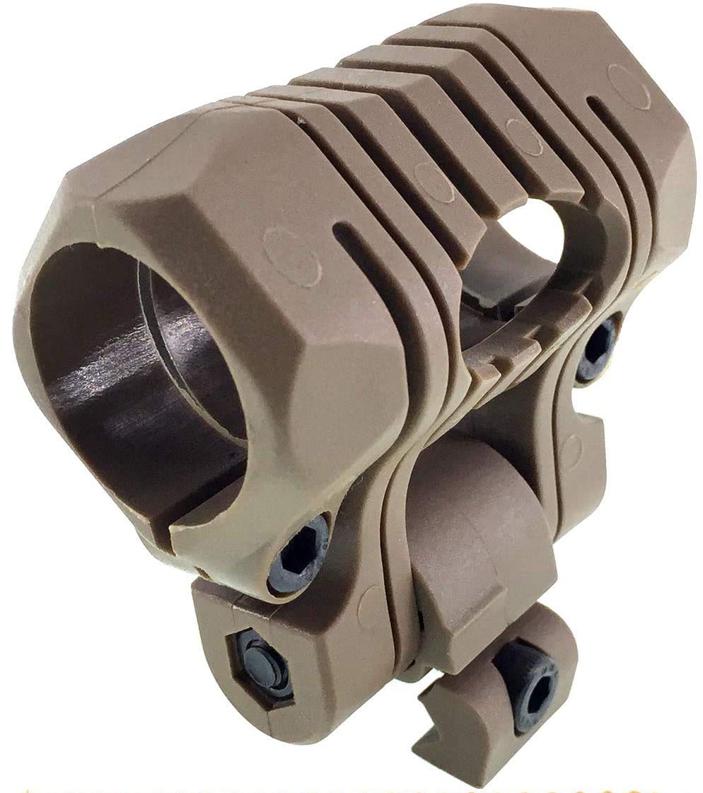 Airsoft magic Polymer QD Offset Ring Mount for 20mm Rail - Dark Earth