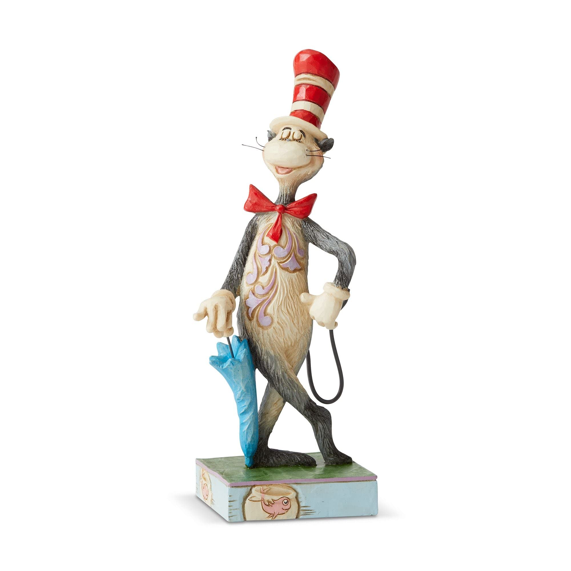 Dr Seuss by Jim Shore The Cat in The Hat with Umbrella Figurine