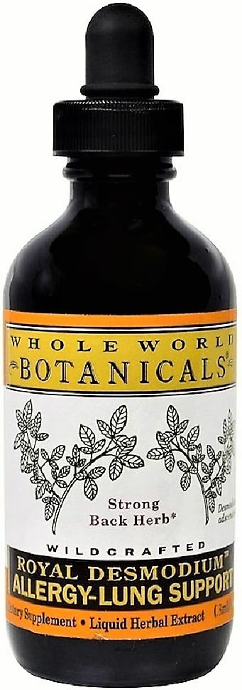 Whole World Botanicals - Royal Desmodium Allergy-Lung Support - 1 oz (30 ml)