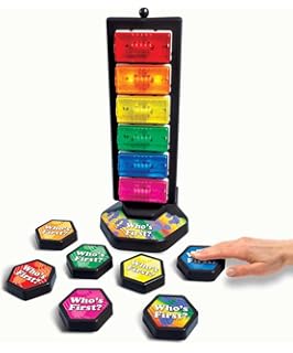 Amazon Com Digigames Wireless Buzzer Lockout Quiz Buzzers For 10 Players Office Products