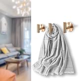 YUET 2 Pcs Bathroom Towel Hook Adhesive Rose Gold SUS 304 Stainless Steel view 6
