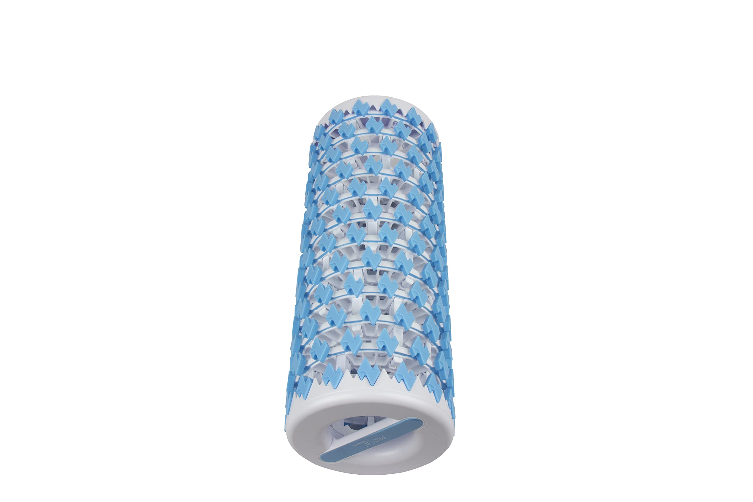PRO 11 WELLBEING Collapsible High Density Foam Roller Deep Tissue Massage 4 Colours (White/Blue)