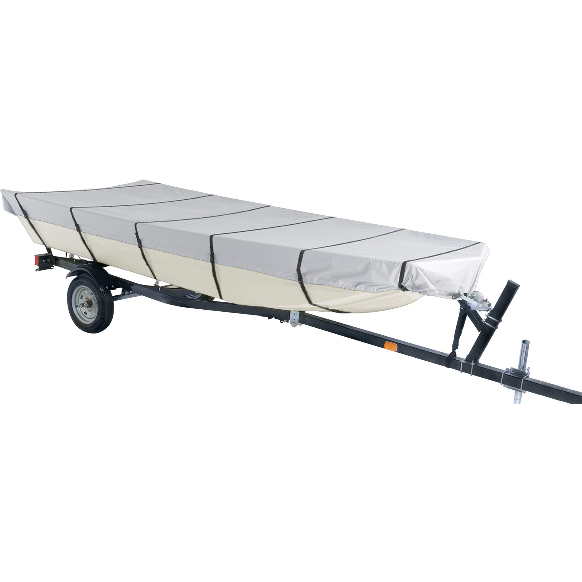 iCOVER Jon Boat Cover 14ft, Heavy Duty Waterproof