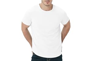 netdraw Men's Ultra Soft Bamboo T-Shirt Curve Hem Lightweight Cooling Long/Short Sleeve Casual Basic Tee Shirt