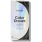 dpHUE Color Dream, Black - Ammonia-Free, Demi-Permanent Hair Color - Lasts 16 Washes - Boosts Shine - Paraben & Sulfate Free, Leaping Bunny Certified