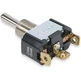 Carling Technologies Toggle Switch, Number of Connections: 3, Switch Function: Momentary On/Off/Momentary On - 6FC54-73