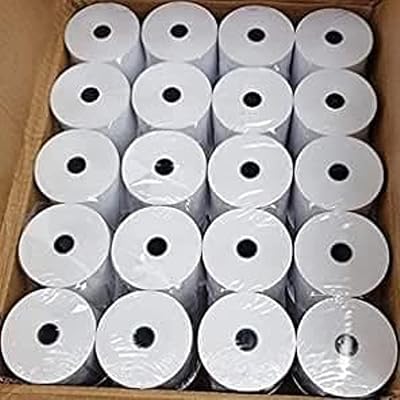 Double Dragon 80x80mm Thermal Paper Rolls 20 Pack for EPOS POS Receipt