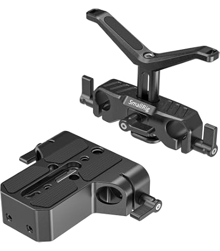 Fotga DP3000 M2 Baseporta Con Aste Da 15mm Per Follow Focus E Matte Box – Supporto Per DSLR Con Piastra Registrabile In Altezza - 2