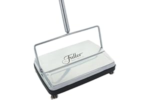 Fuller Brush 17034 Carpet & Floor Sweeper- Mini Stick Cleaner for Hardwood Surfaces, Wood Floors, Laminate Tile - Small & Por
