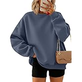 Trendy Queen Sweatshirts for Women Hoodies Oversized Crewneck Tops Sweaters Comfy Fall Winter Outfits Clothes 2026 Fashion