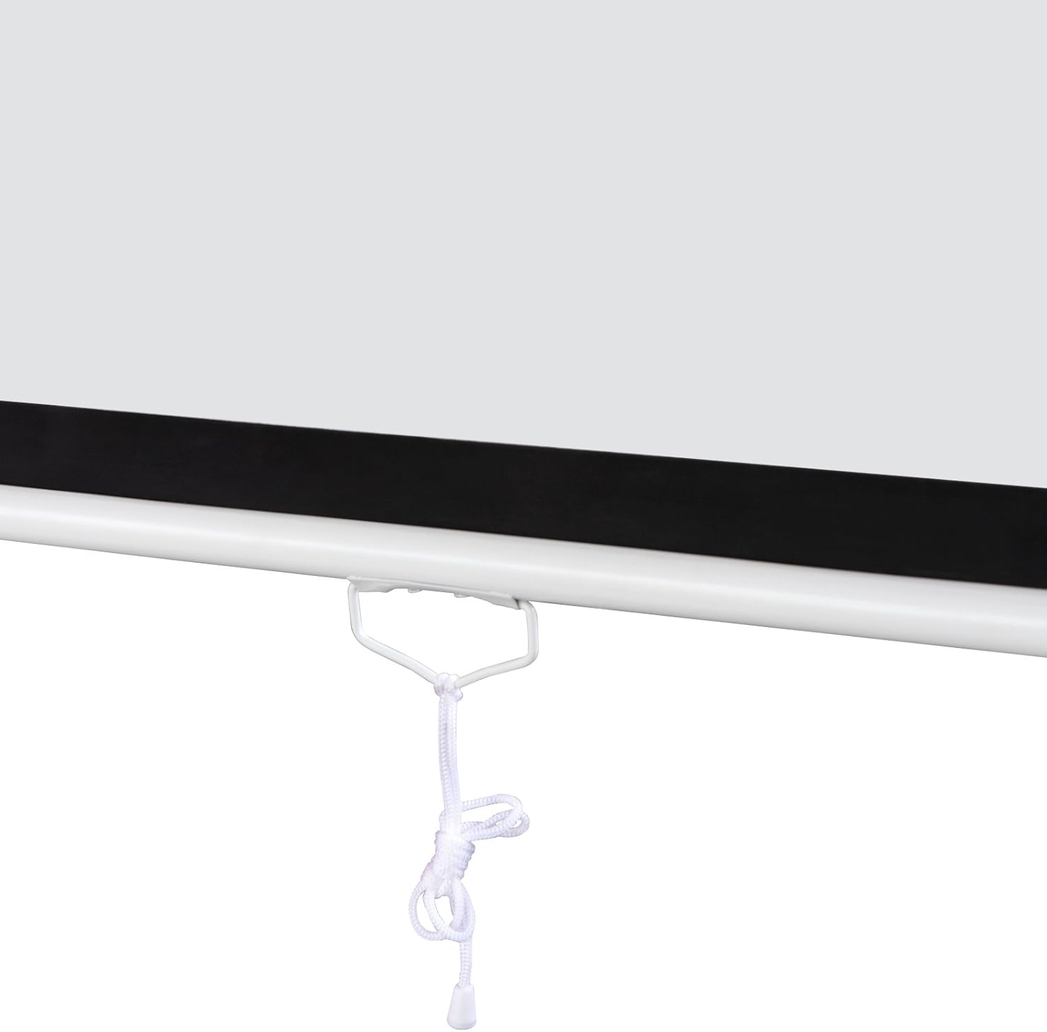 SUPER DEAL 120'' Projector Screen Projection Screen Manual Pull Down HD Screen 1:1 Format for Home Cinema Theater Presentation Education Outdoor Indoor Public Display: Office Products